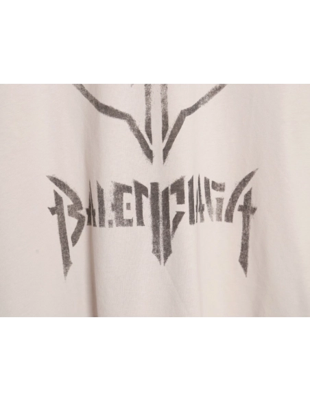 Balenciaga totem hand-painted graffiti short-sleeved T-shirt,All order with free shipping Balenciaga