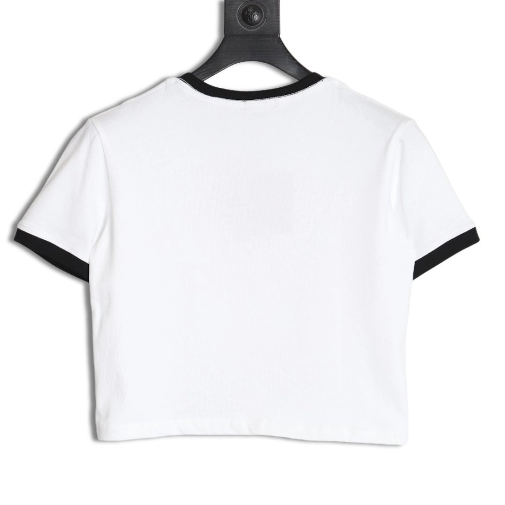 miumiu patch logo short-sleeved T-shirt,All order with free shipping Miu Miu