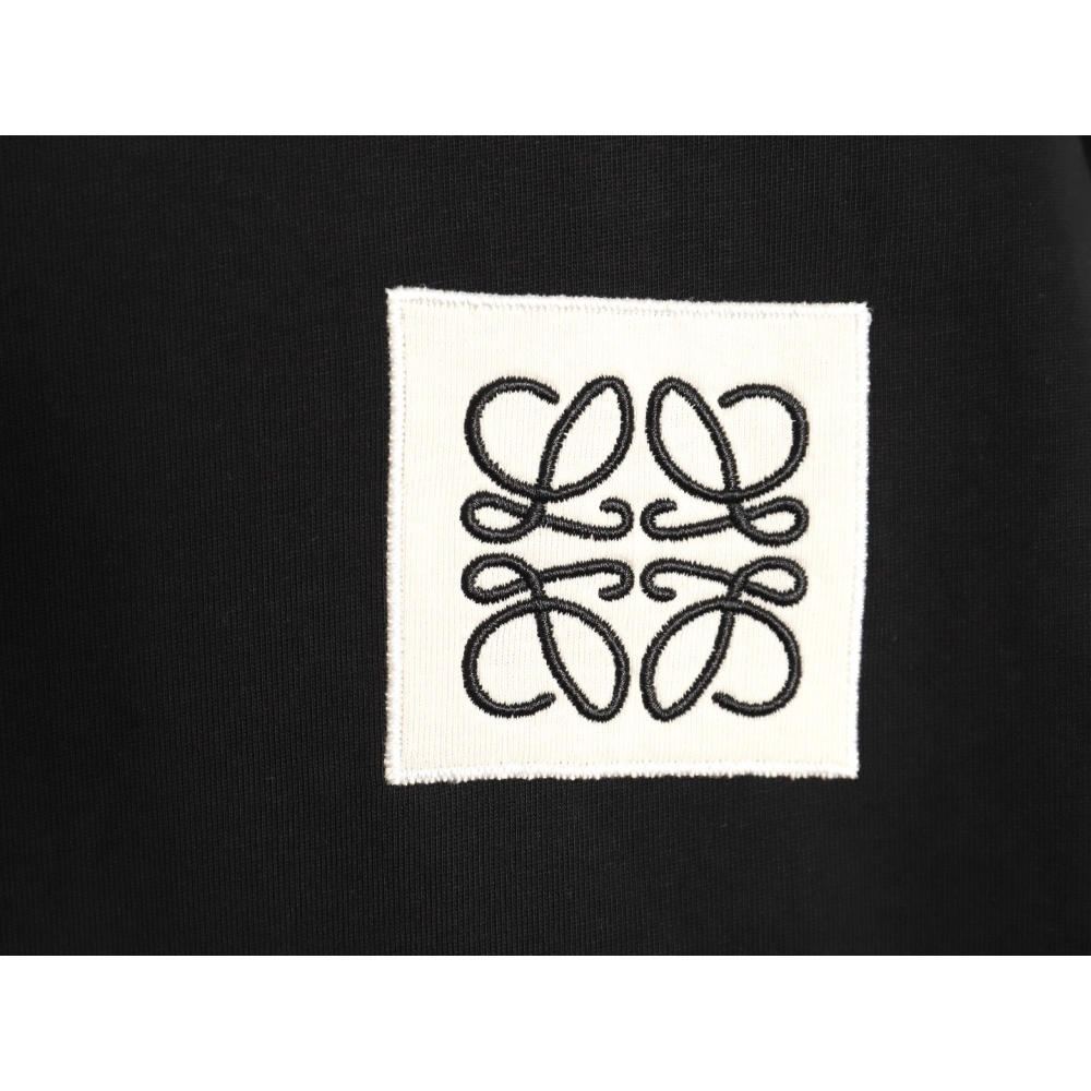 Loewe 24ss chest patch logo embroidered short-sleeved T-shirt TSK1,All order with free shipping Loewe