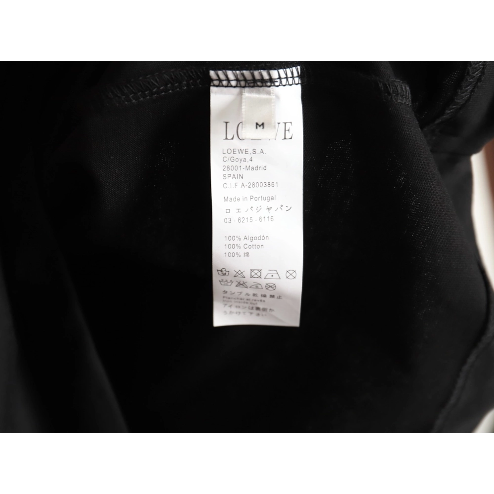 Loewe 24ss chest patch logo embroidered short-sleeved T-shirt TSK1,All order with free shipping Loewe