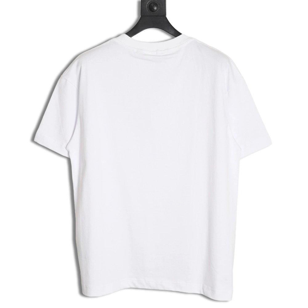 Burberry 24ss signature logo embroidered short sleeve T-shirt,All order with free shipping Burberry