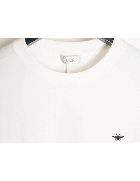 Dior bee embroidered logo couple short-sleeved T-shirt TSK1,All order with free shipping Dior