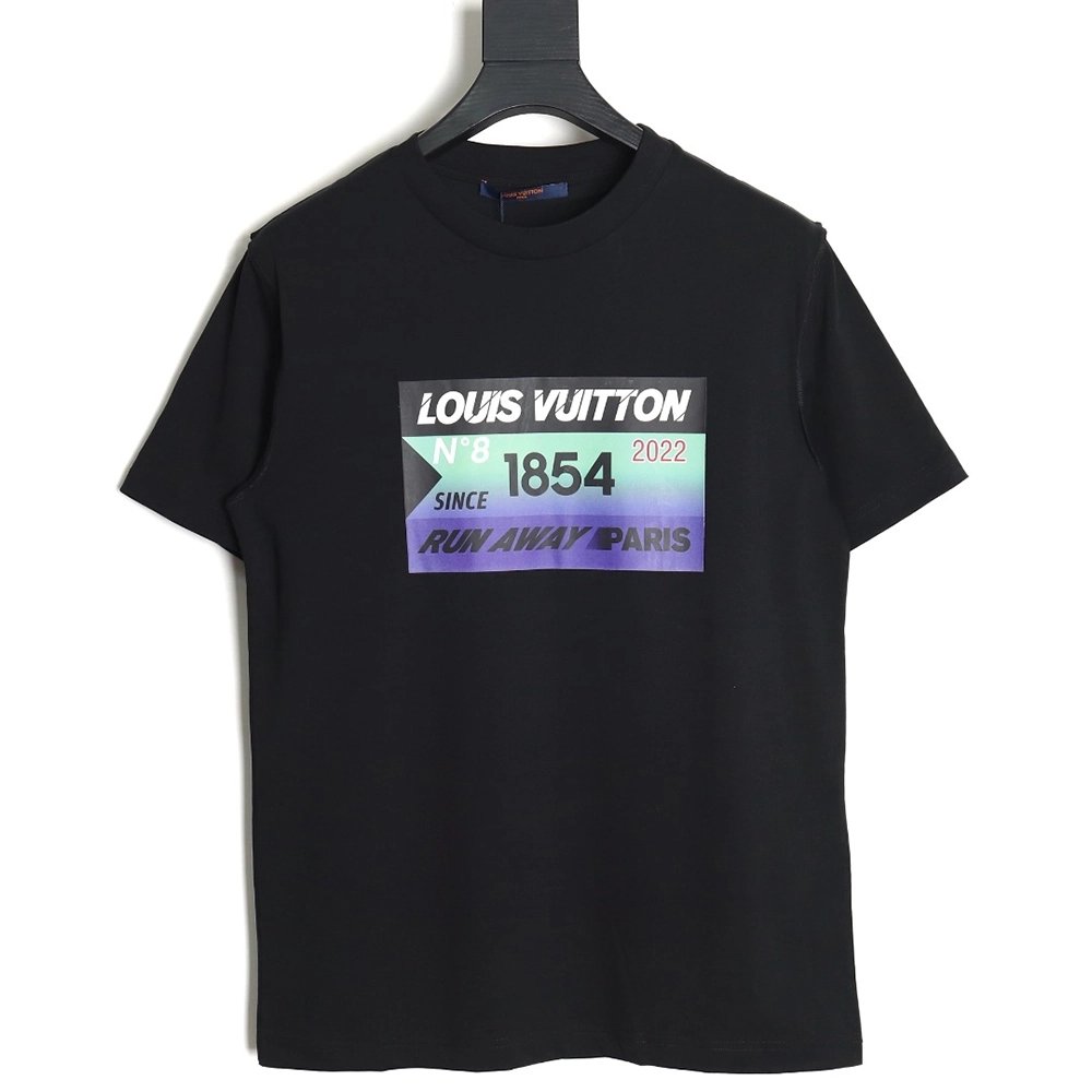 Reps Louis Vuitton Letter LOGO Summer Couple Short Sleeve T-Shirt_TSK1,All order with free shipping Reps Louis Vuitton