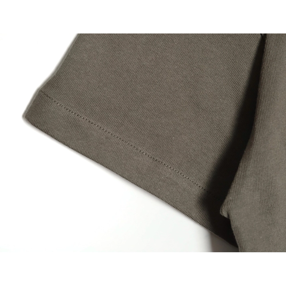 JIL SANDER 24SS gray-green letter print short-sleeved T-shirt,All order with free shipping JIL SANDER