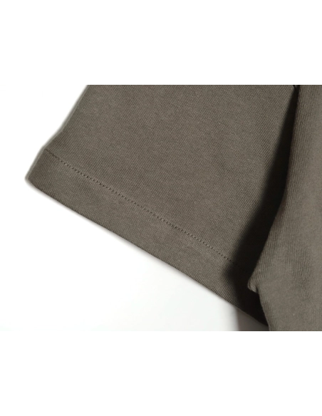 JIL SANDER 24SS gray-green letter print short-sleeved T-shirt,All order with free shipping JIL SANDER