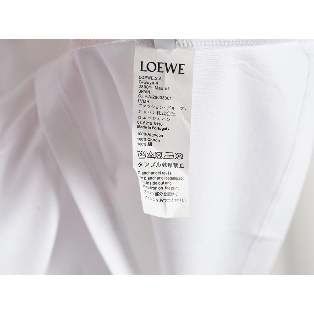 Loewe 23SS heart embroidered short-sleeved T-shirt TSK1,All order with free shipping Loewe