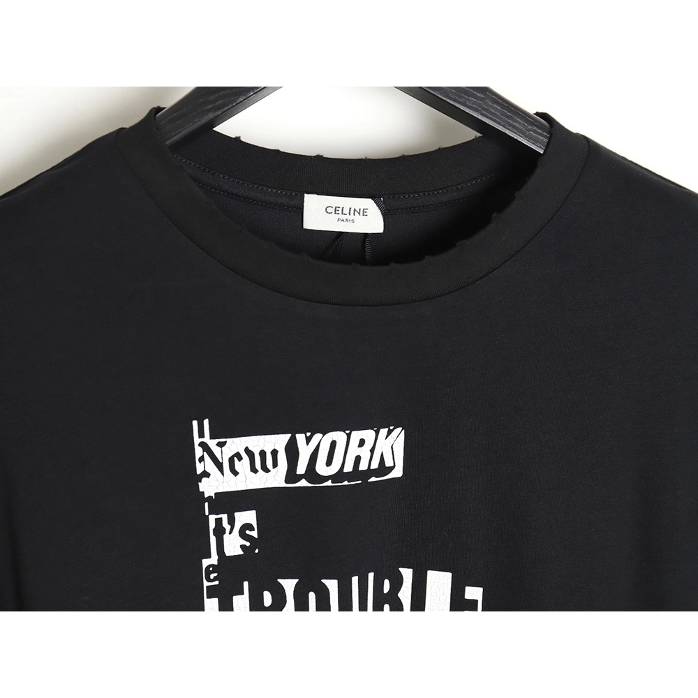 Celine 24SS DASHSNOW show limited edition short-sleeved T-shirt,All order with free shipping Celine