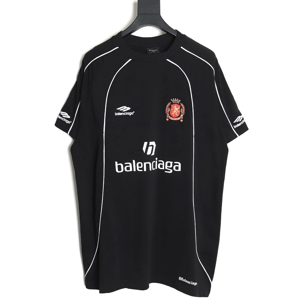 Balenciaga 24SS Manchester United embroidered short-sleeved T-shirt,All order with free shipping Balenciaga