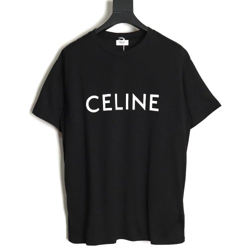 Celine basic logo printed T-shirt,All order with free shipping Celine