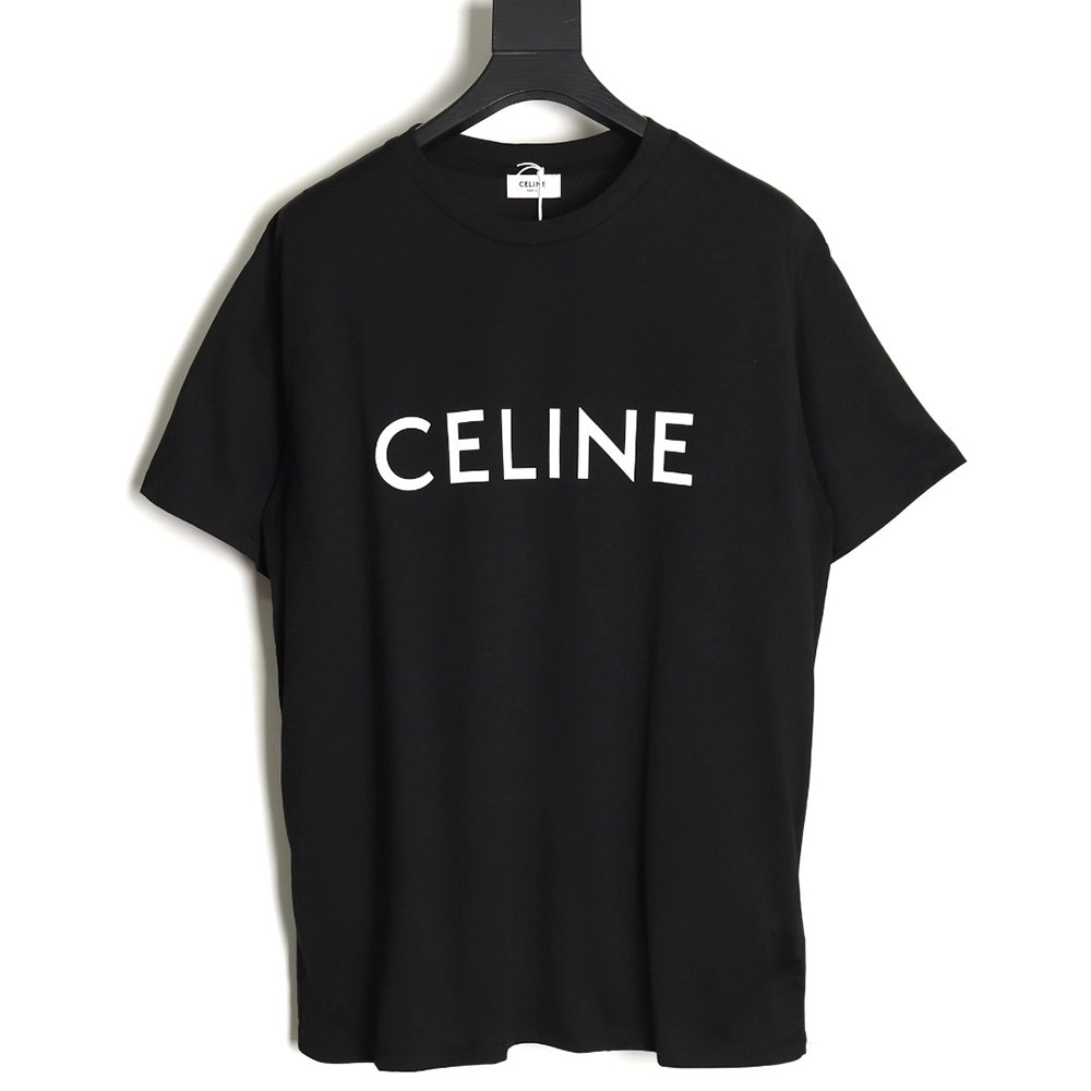 Celine basic logo printed T-shirt,All order with free shipping Celine