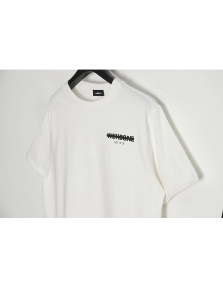 WE11 DONE Seal Letter Print Short Sleeve T-Shirt,All order with free shipping We11done