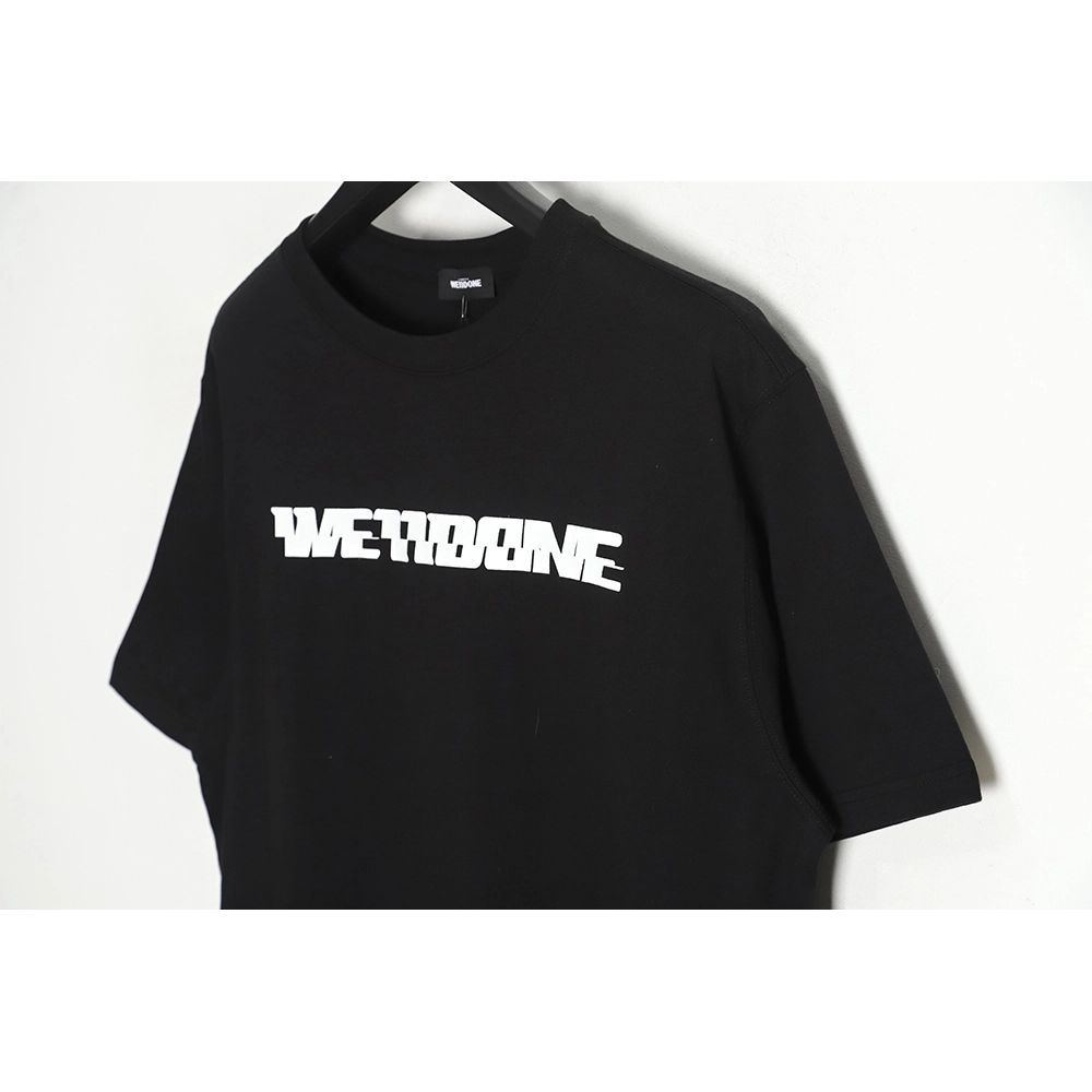 WE11 DONE Seal Letter Print Short Sleeve T-Shirt,All order with free shipping We11done