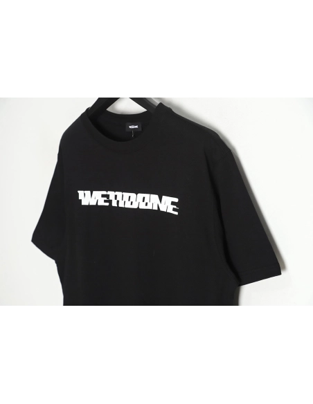 WE11 DONE Seal Letter Print Short Sleeve T-Shirt,All order with free shipping We11done