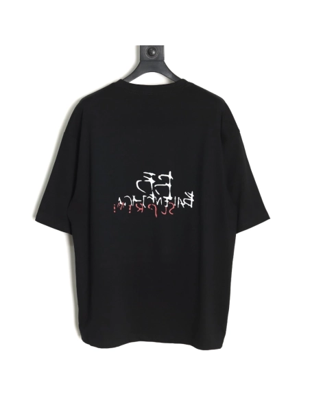 Balenciaga Script Crew Neck T-shirt TSK1,All order with free shipping Balenciaga