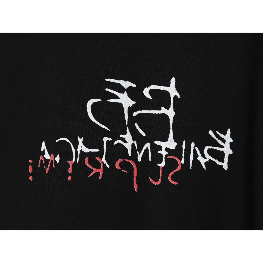 Balenciaga Script Crew Neck T-shirt TSK1,All order with free shipping Balenciaga