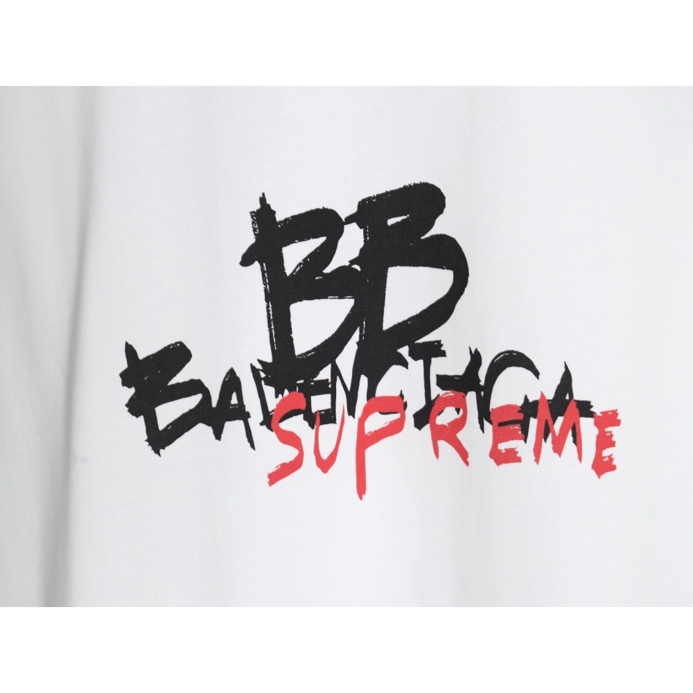 Balenciaga Script Crew Neck T-shirt,All order with free shipping Balenciaga