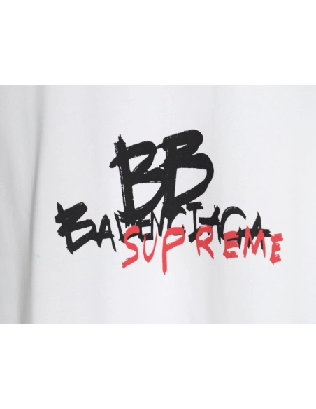 Balenciaga Script Crew Neck T-shirt,All order with free shipping Balenciaga