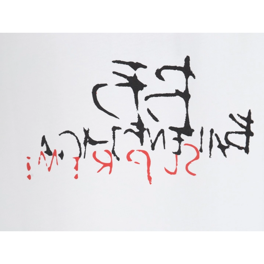 Balenciaga Script Crew Neck T-shirt,All order with free shipping Balenciaga