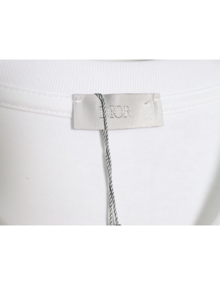 Dior Love Couple Round Neck Short Sleeve T-Shirt,All order with free shipping Dior
