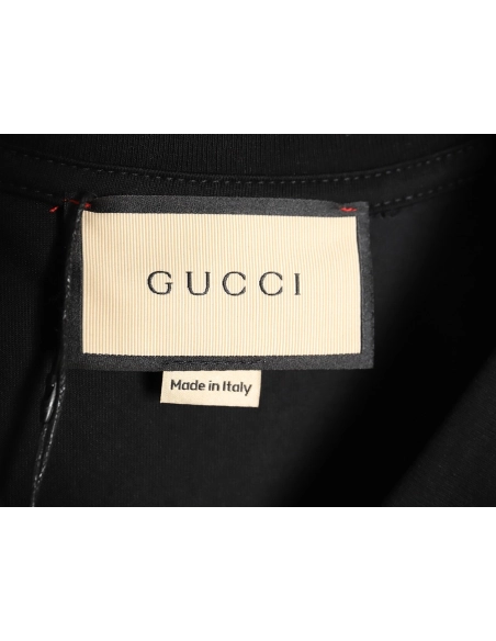 Reps Gucci colorblock double G embroidered logo short-sleeved T-shirt TSK1,All order with free shipping Reps Gucci