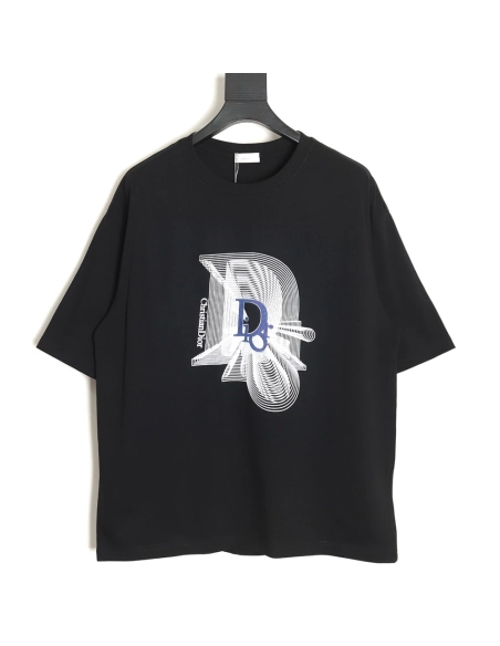 DIOR 24SS logo print couple short-sleeved T-shirt TSK1,All order with free shipping Dior