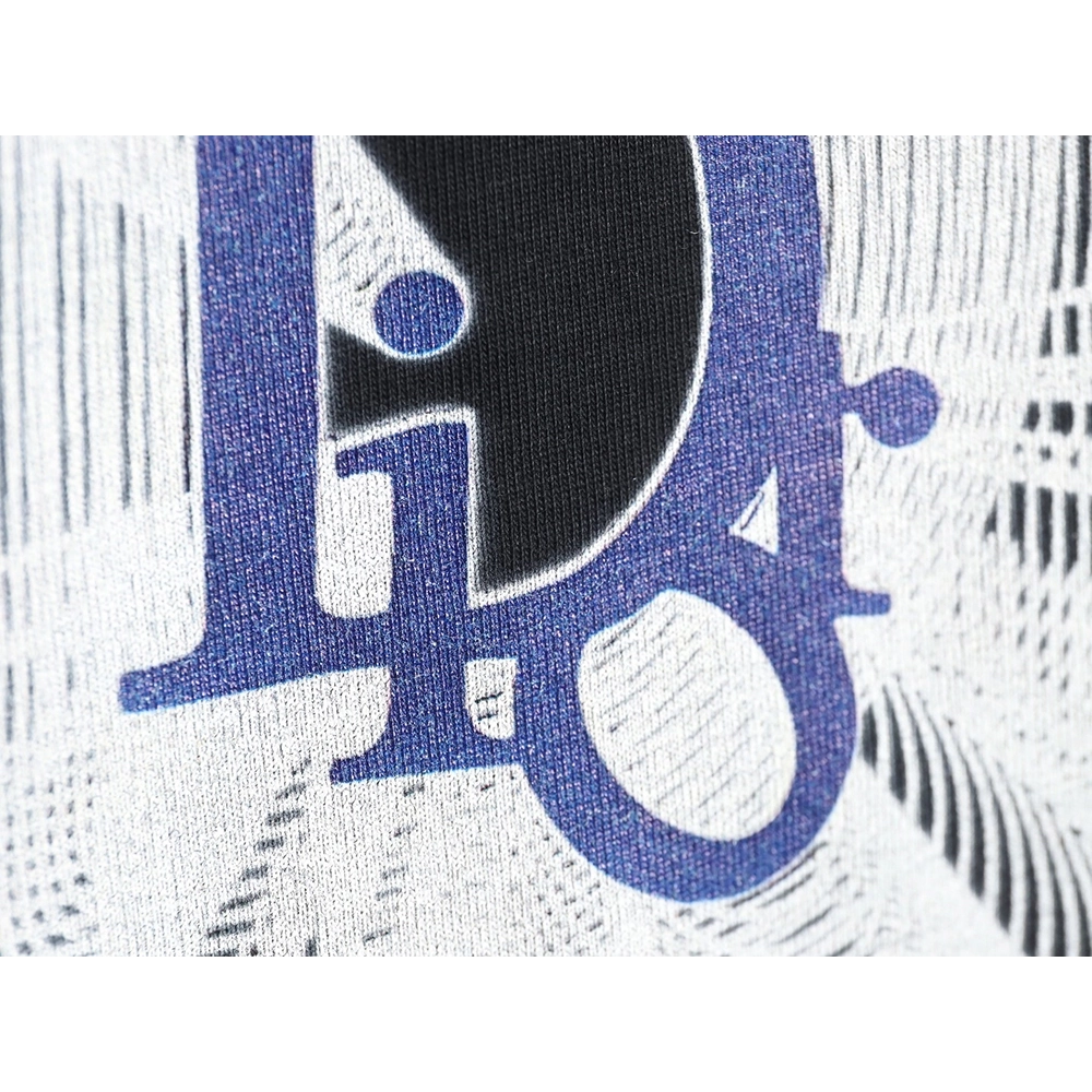 DIOR 24SS logo print couple short-sleeved T-shirt TSK1,All order with free shipping Dior