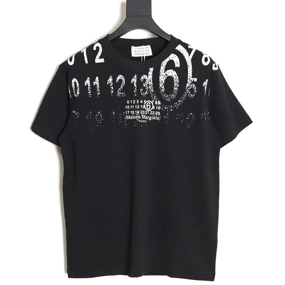 Maison margiela letter logo print T-shirt,All order with free shipping Maison Margiela