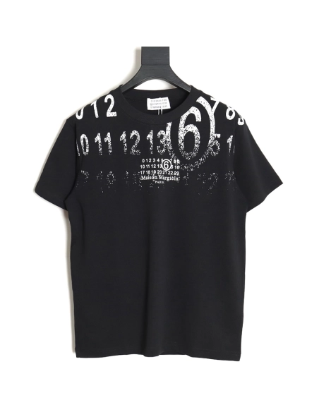 Maison margiela letter logo print T-shirt,All order with free shipping Maison Margiela