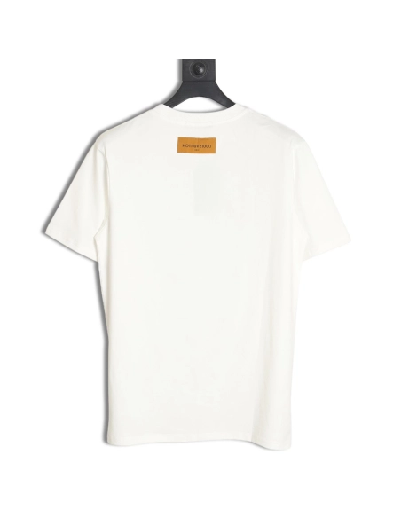 Reps Louis Vuitton square green full print short-sleeved T-shirt TSK1,All order with free shipping Reps Louis Vuitton