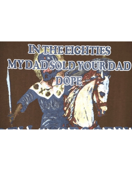 RRR123 Knight print short-sleeved T-shirt,All order with free shipping RRR