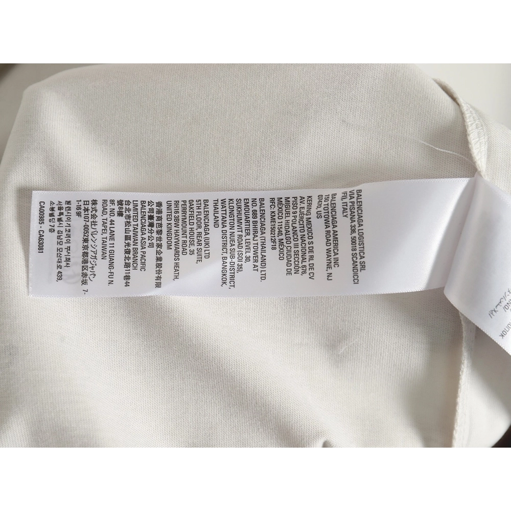 Balenciaga Vogue Lighthouse Back Short Sleeve T-Shirt,All order with free shipping Balenciaga