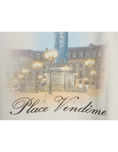 Balenciaga Vogue Lighthouse Back Short Sleeve T-Shirt,All order with free shipping Balenciaga