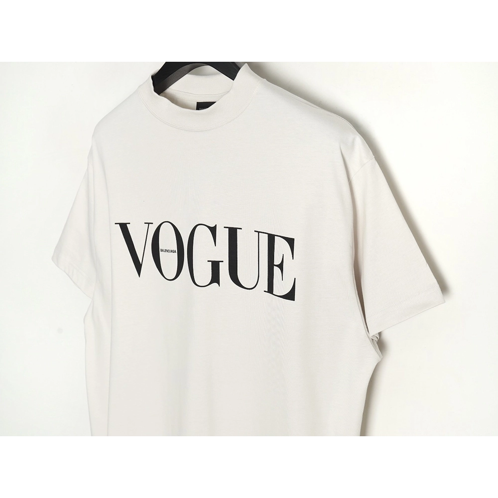 Balenciaga Vogue Lighthouse Back Short Sleeve T-Shirt,All order with free shipping Balenciaga