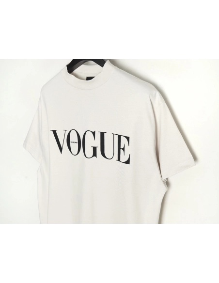 Balenciaga Vogue Lighthouse Back Short Sleeve T-Shirt,All order with free shipping Balenciaga