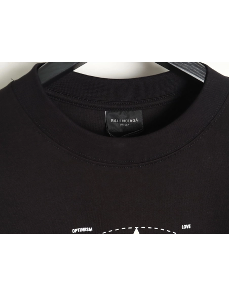 Balenciaga Colorful Petals Short Sleeve T-shirt,All order with free shipping Balenciaga