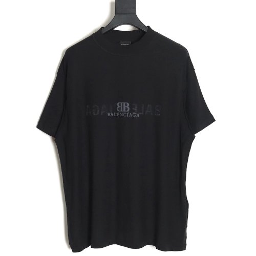 Balenciaga Penetration Letter Print Short Sleeve T-shirt,All order with free shipping Balenciaga