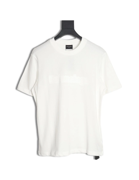 Balenciaga three-dimensional lettering short-sleeved T-shirt,All order with free shipping Balenciaga