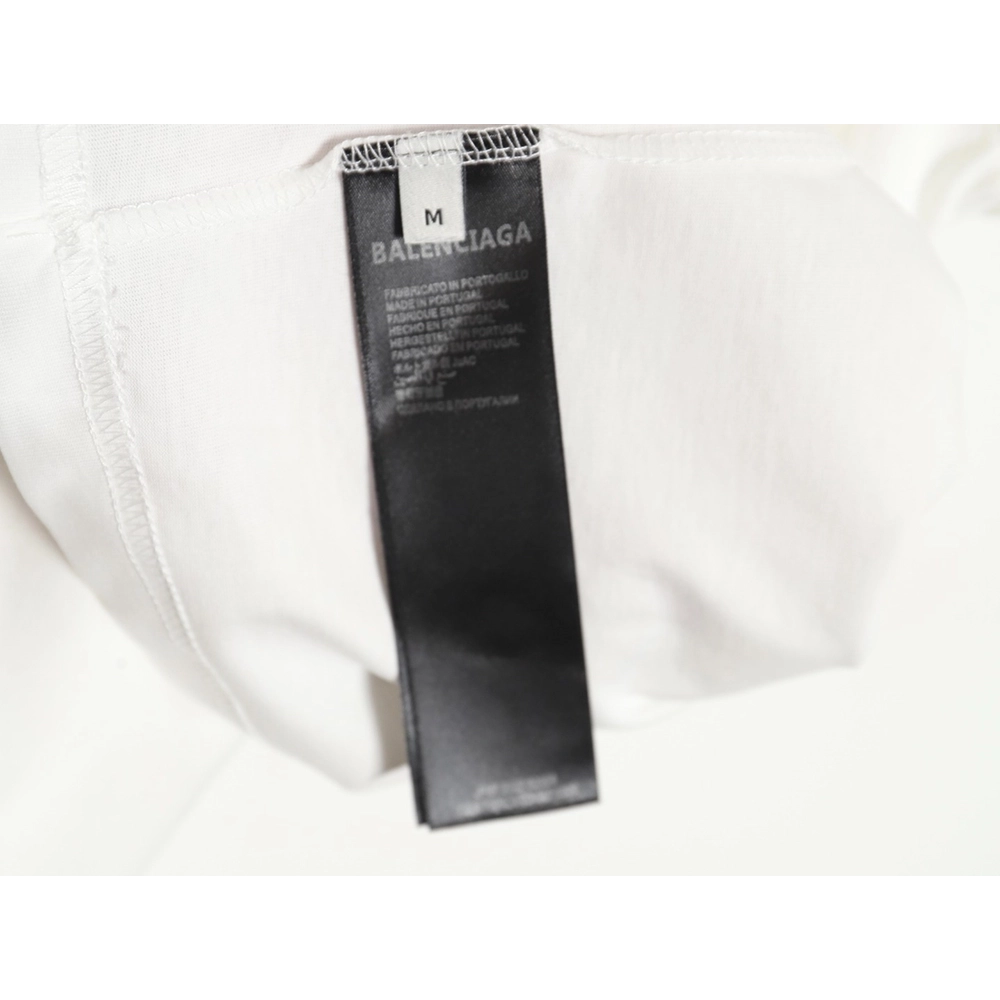 Balenciaga three-dimensional lettering short-sleeved T-shirt,All order with free shipping Balenciaga