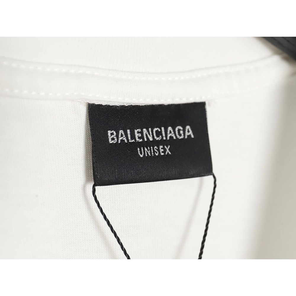 Balenciaga three-dimensional lettering short-sleeved T-shirt,All order with free shipping Balenciaga