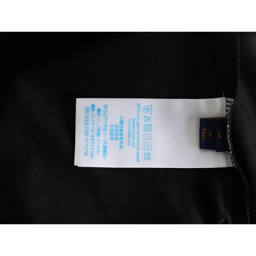 Reps Louis Vuitton monogram gradient embroidered short-sleeved T-shirt,All order with free shipping Reps Louis Vuitton