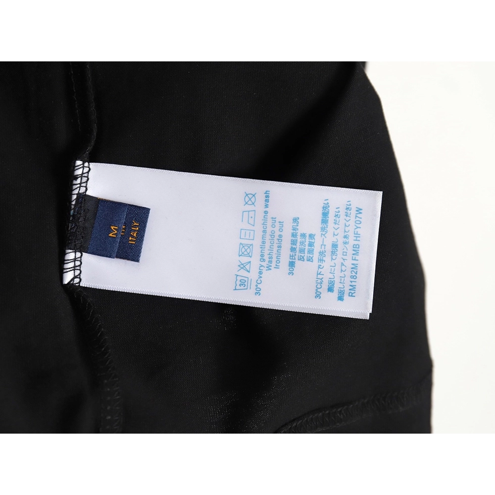 Reps Louis Vuitton Fei Dong employee letter embroidered short-sleeved T-shirt TSK2,All order with free shipping Reps Louis Vuitt