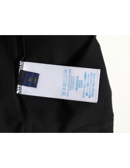 Reps Louis Vuitton Fei Dong employee letter embroidered short-sleeved T-shirt TSK2,All order with free shipping Reps Louis Vuitt