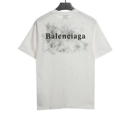 Balenciaga Double B Embroidered Short Sleeve T-Shirt TSK1,All order with free shipping Balenciaga