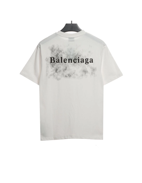 Balenciaga Double B Embroidered Short Sleeve T-Shirt TSK1,All order with free shipping Balenciaga