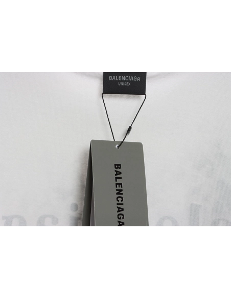 Balenciaga Double B Embroidered Short Sleeve T-Shirt TSK1,All order with free shipping Balenciaga