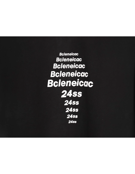 Balenciaga 24SS Paris Letters Printed Short Sleeve T-Shirt TSK1,All order with free shipping Balenciaga