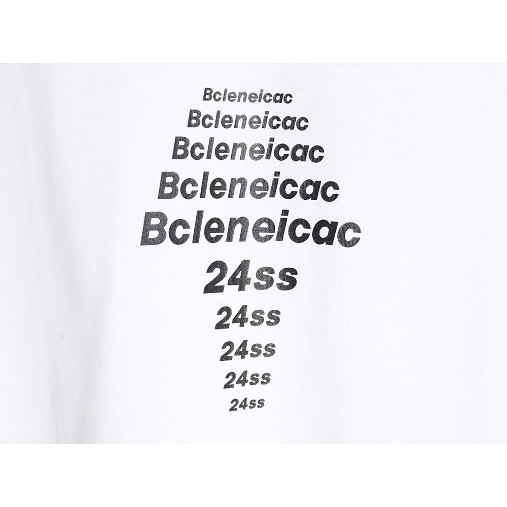 Balenciaga 24SS Paris Letters Printed Short Sleeve T-Shirt,All order with free shipping Balenciaga