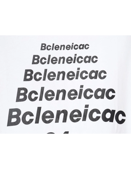 Balenciaga 24SS Paris Letters Printed Short Sleeve T-Shirt,All order with free shipping Balenciaga