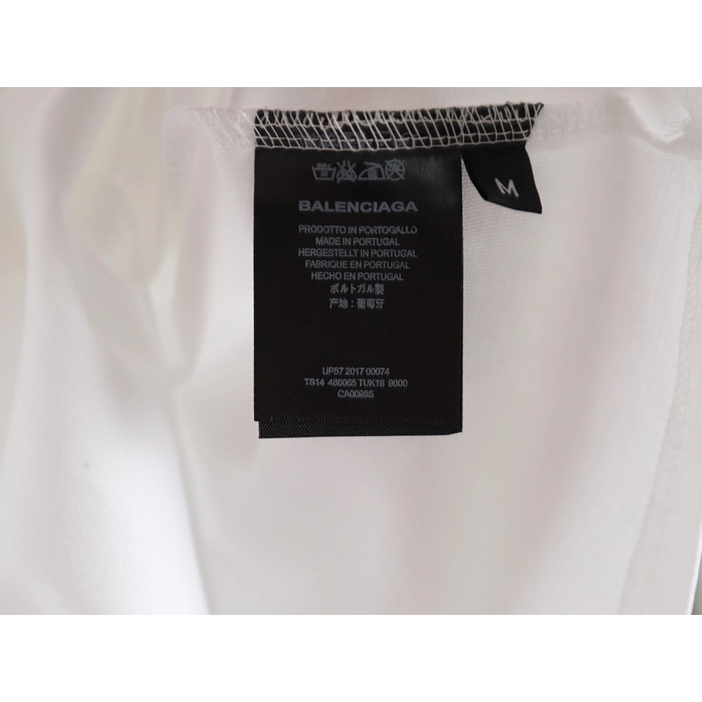 Balenciaga 24SS Paris Letters Printed Short Sleeve T-Shirt,All order with free shipping Balenciaga