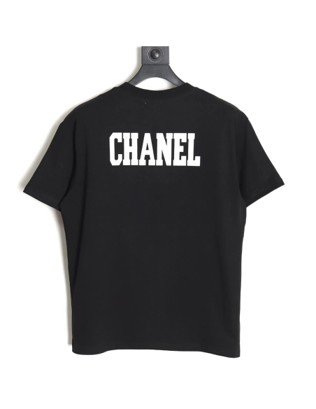 Chanel Double C Heavy Embroidery T-shirt Short Sleeve TSK1,All order with free shipping Chanel